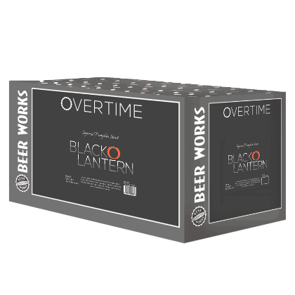 Beer Works Black O Lantern & Pumpkin Works Ale Available Now 8 Beer Works Overtime Black O Lantern 12-pack