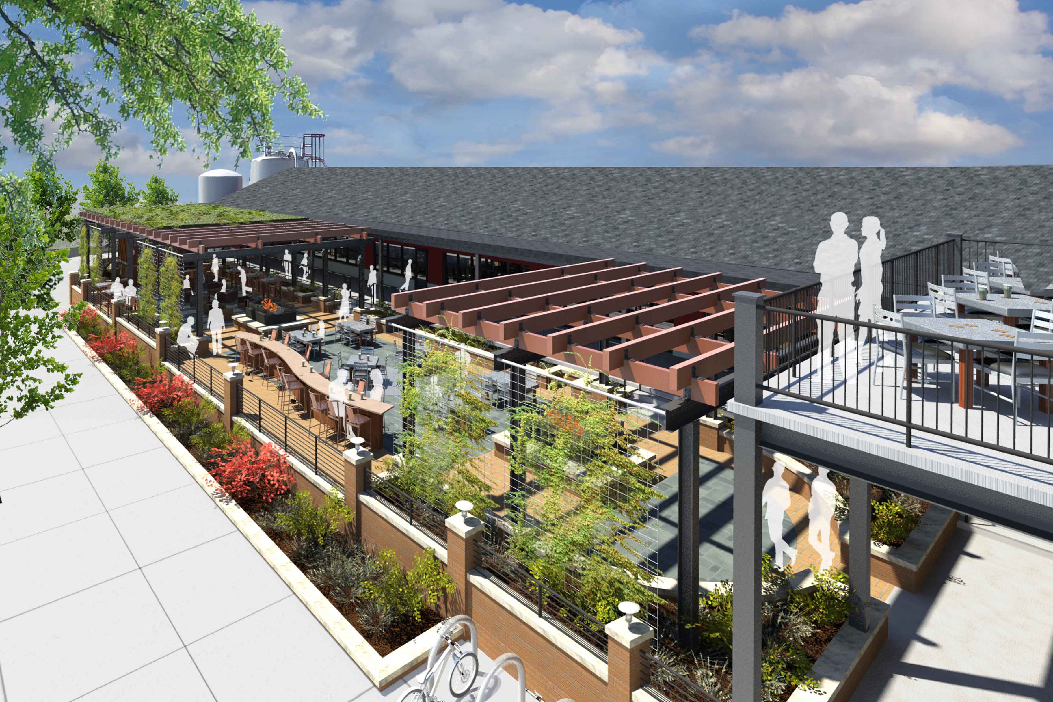Founders - Expansion & Beer Garden Updates 10 Beer garden view 2