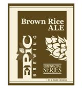Epic Brewing Launches in Washington State 2/26 & Brown Rice Ale Coming 2/22 8 BrownRice.120928