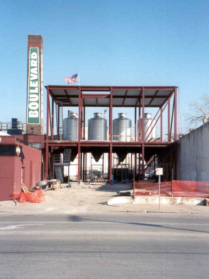 Boulevard Brewing Celebrating 35 Years 30 Cellar 2 construction brewhouse 2