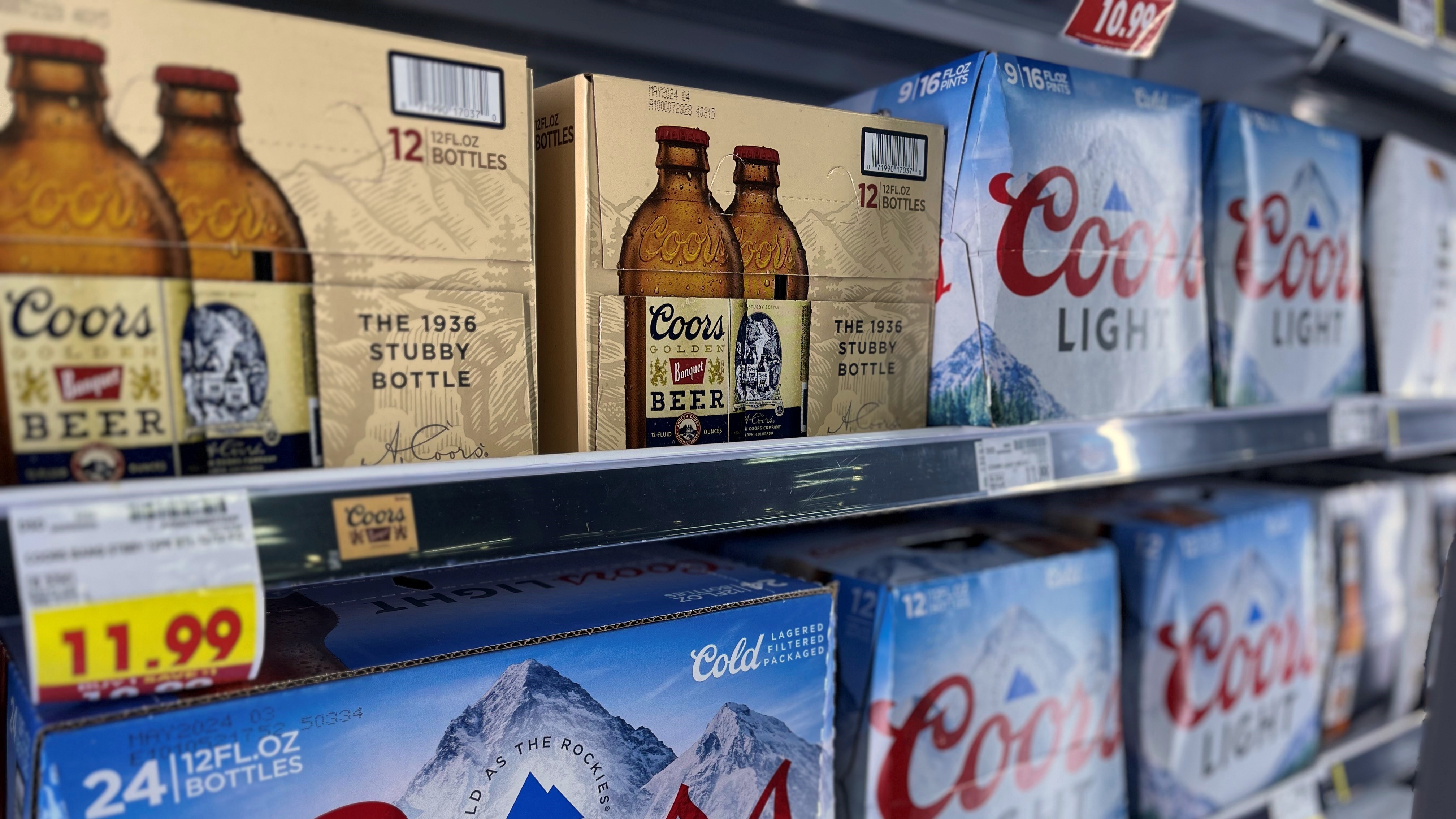 Molson Coors shelf gains outpacing estimates 8 Coors on shelf 2