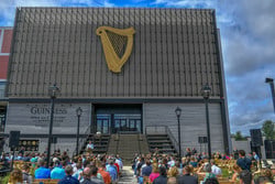 Guinness Open Gate Brewery & Barrel House, the first Guinness brewery in the U.S. in more than 60 years, held a ribbon cutting on August 2, 2018 in Halethorpe, Maryland. Opening to the public August 3, 2018 at 3pm EST. Guinness Open Gate Brewery & Barrel House, the first Guinness brewery in the U.S. in more than 60 years, held a ribbon cutting on August 2, 2018 in Halethorpe, Maryland. Opening to the public August 3, 2018 at 3pm EST.