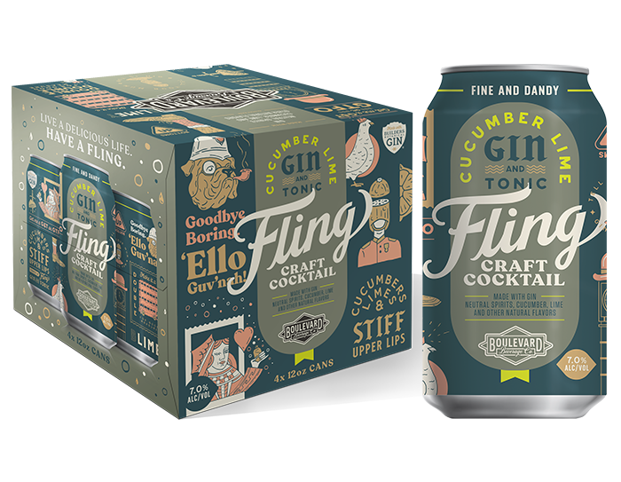 Boulevard Announces Fling Craft Cocktails 13 G and T Fling