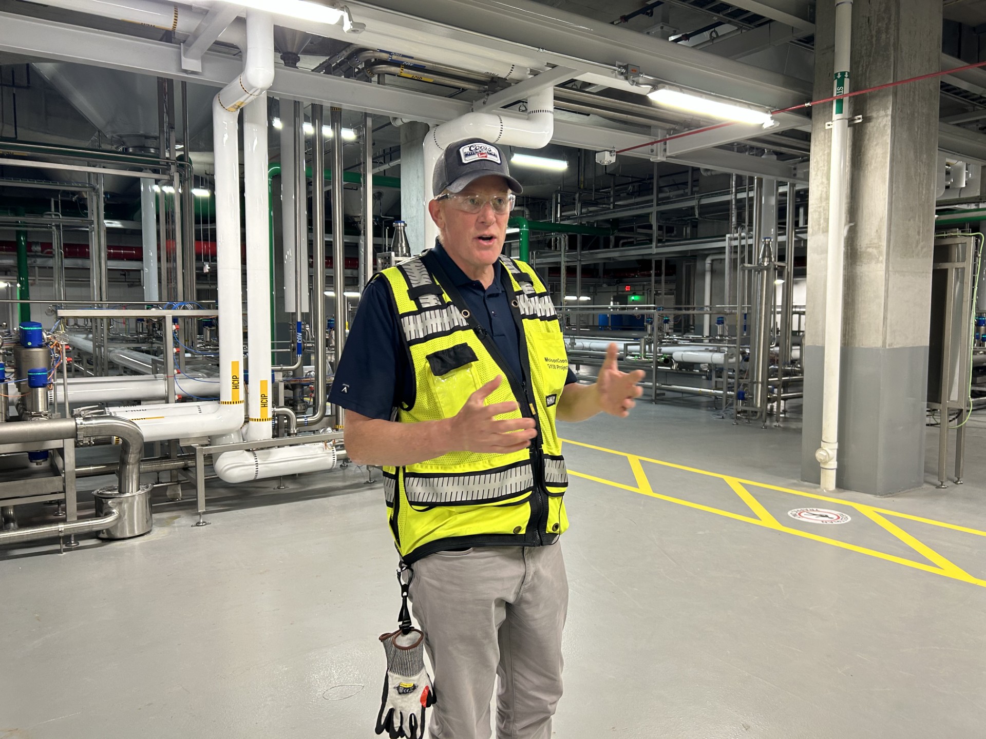 Molson Coors unveils modernized and more efficient Golden brewery 11 Peter Coors leads a tour through the new fermentation area.
