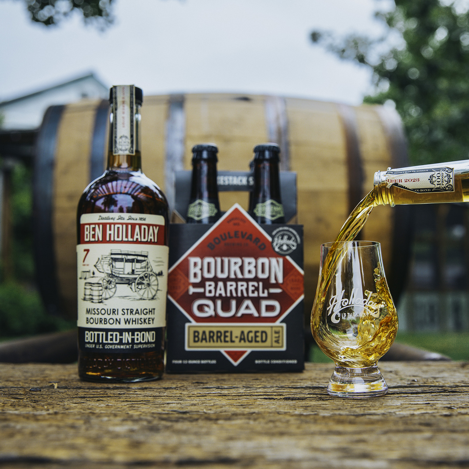 Boulevard Brewing Celebrating 35 Years 40 Holladay x BLVD Bourbon Barrel Quad