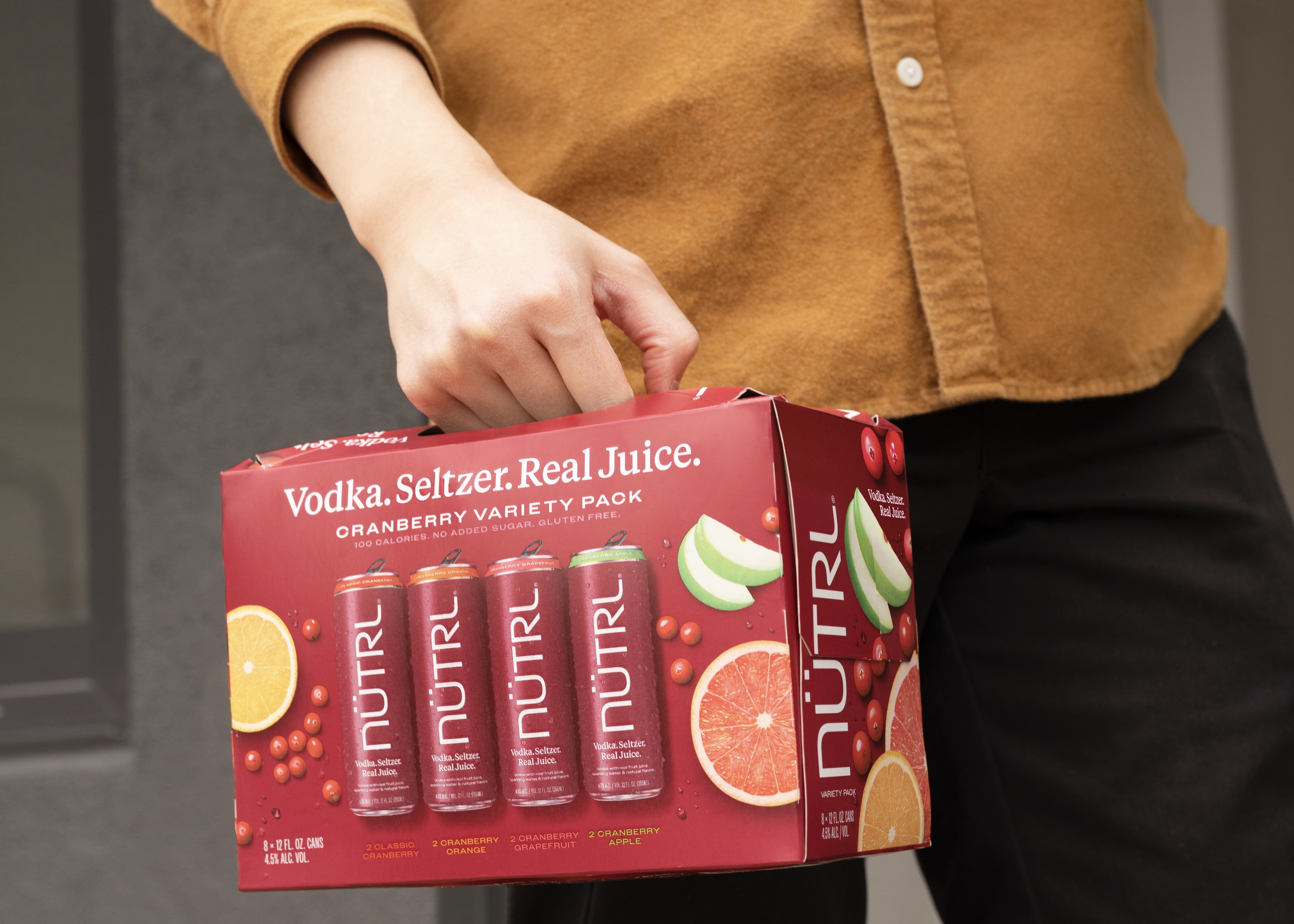 Anheuser-Busch’s NÜTRL Relaunches Nationwide Fan-Favorite Cranberry Variety Pack Made with Simple Ingredients: Real Vodka, Seltzer and Real Juice. 9 GET READY FOR A NEW FALL FAVORITE: NÜTRL CRANBERRY VODKA SELTZER NOW AVAILABLE NATIONWIDE