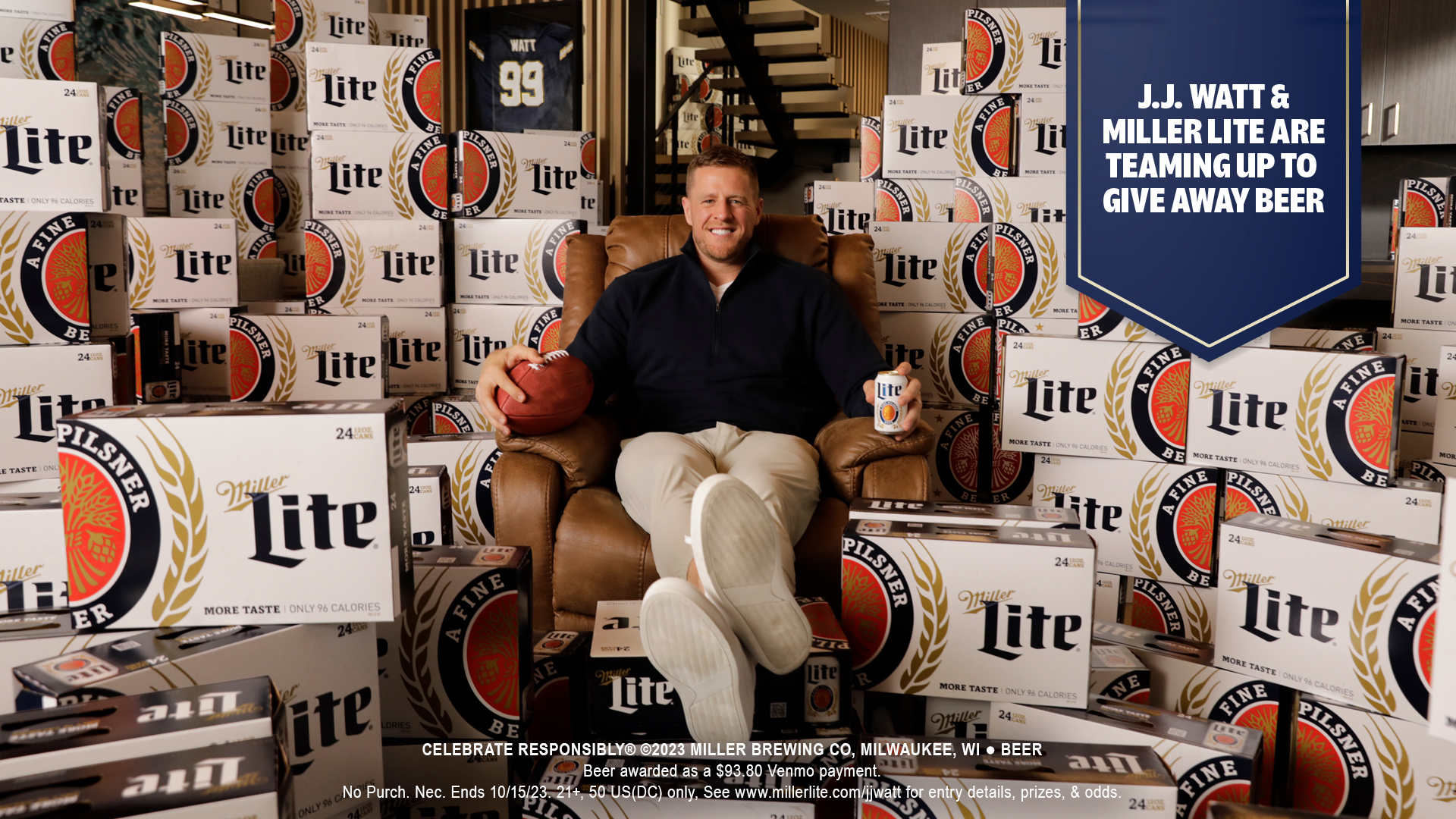 Miller Lite taps J.J. Watt as new face of football 8 JJ Watt ML