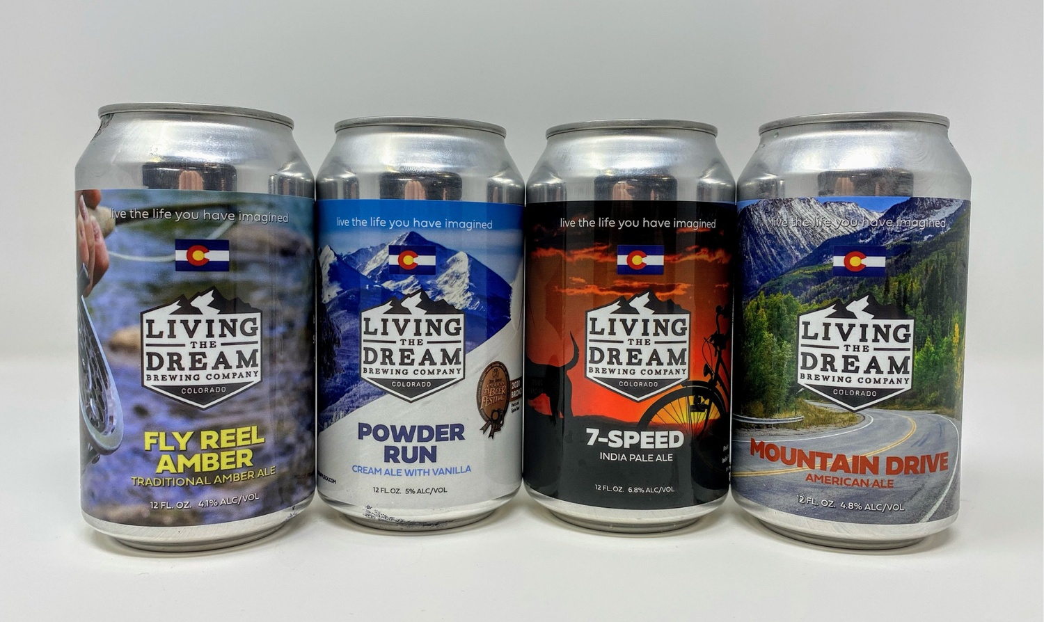Living The Dream Brewing Partners With Colorado Craft For Statewide Distribution 8 Living The Dream flagships ALL FOUR