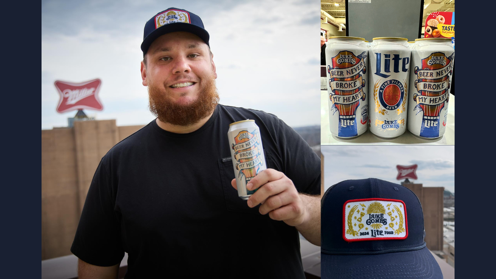 'Better together': Miller Lite, Luke Combs reignite close ties as tour kicks off2 8 Luke Combs Miller Lite 1 0