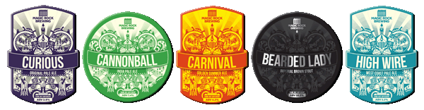 UK’s Magic Rock Brewing Hits U.S. Shores 8 MAGIC ROCK labels for blog sm
