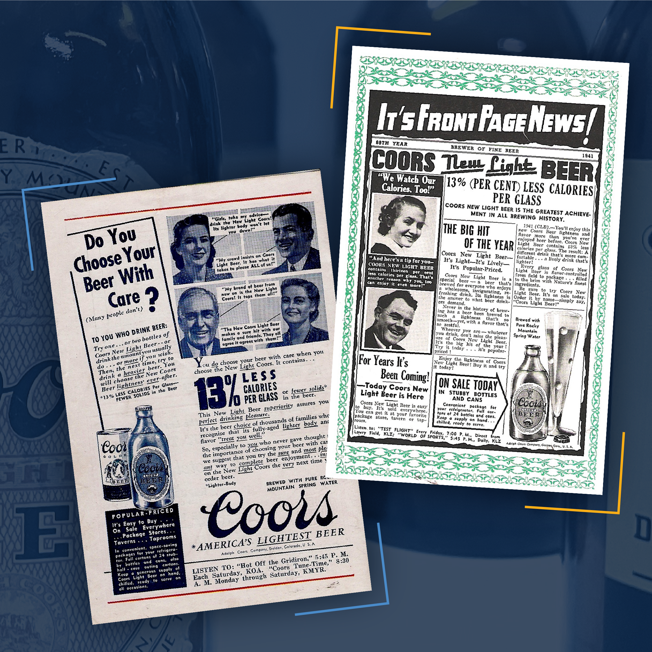 The little-known story about Coors Light’s 1941 roots 8 1941 ads