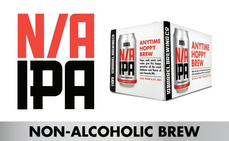 10 Barrel Working On N/A IPA 10 non-alcoholic IPA beer 110 barrel brewing