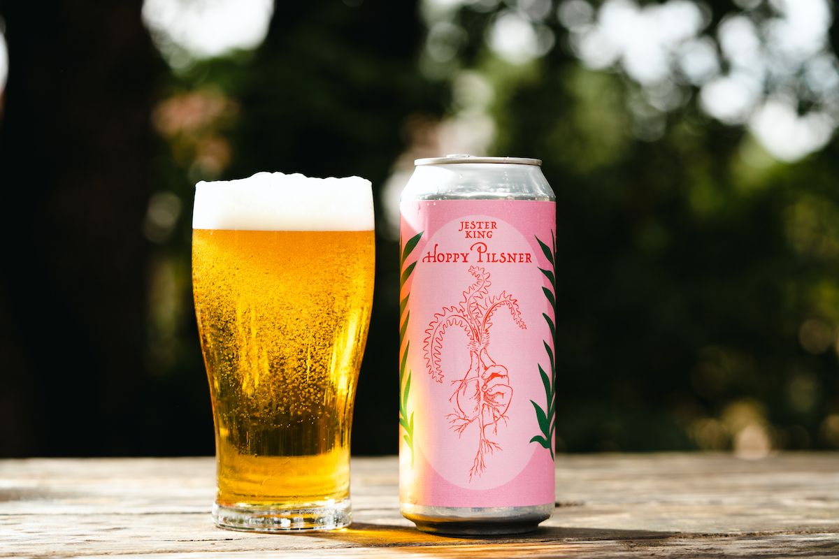 Jester King Releasing 2022 Pink Boots Hoppy Pilsner Jester King Releasing 2022 Pink Boots Hoppy Pilsner