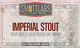 Smuttynose Releasing Imperial Stout, Noonan Black IPA, Smuttlabs Winter Ale, Bouncy House, Wheat Wine & Smuttlabs Imperial Stout 16 SMUTTLABS label Imperial stout
