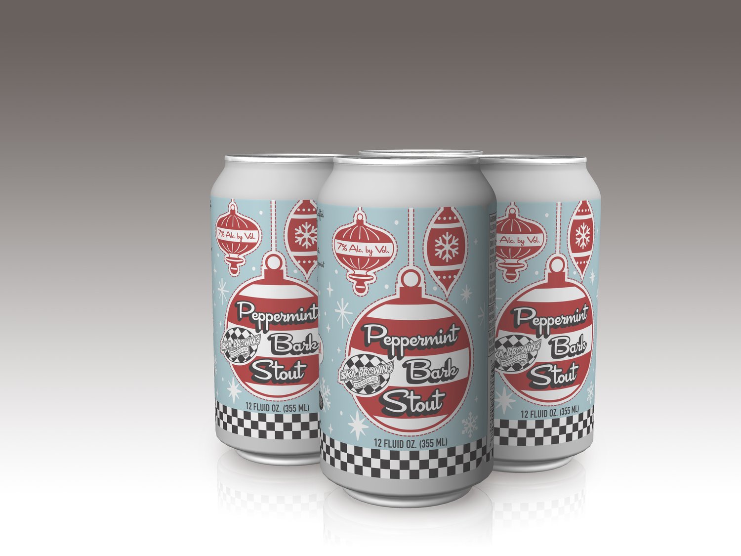 Ska Brewing Misses International Stout Day; Releases Peppermint Bark Stout In Time For The 2022 Holiday Season 8 Ska PepBarkStout 4pk