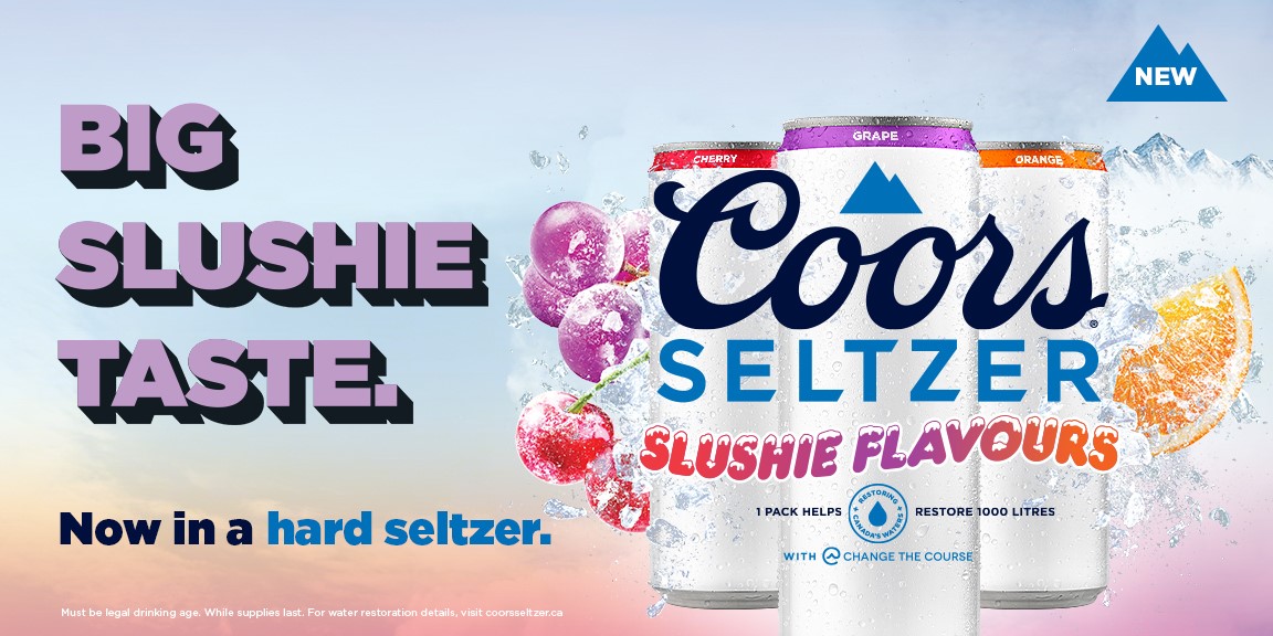 In Canada, new flavors for Coors Seltzer and Vizzy: Slushie and Mimosa 9 Slushie