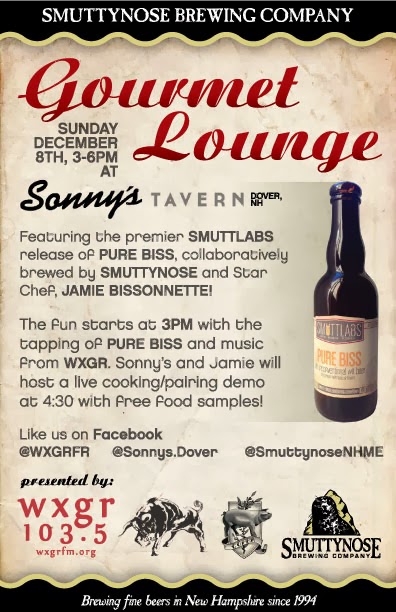 Smuttynose Introduces Smuttlabs Pure Bliss 10 Smuttynose Gourmet Lounge Pure Biss