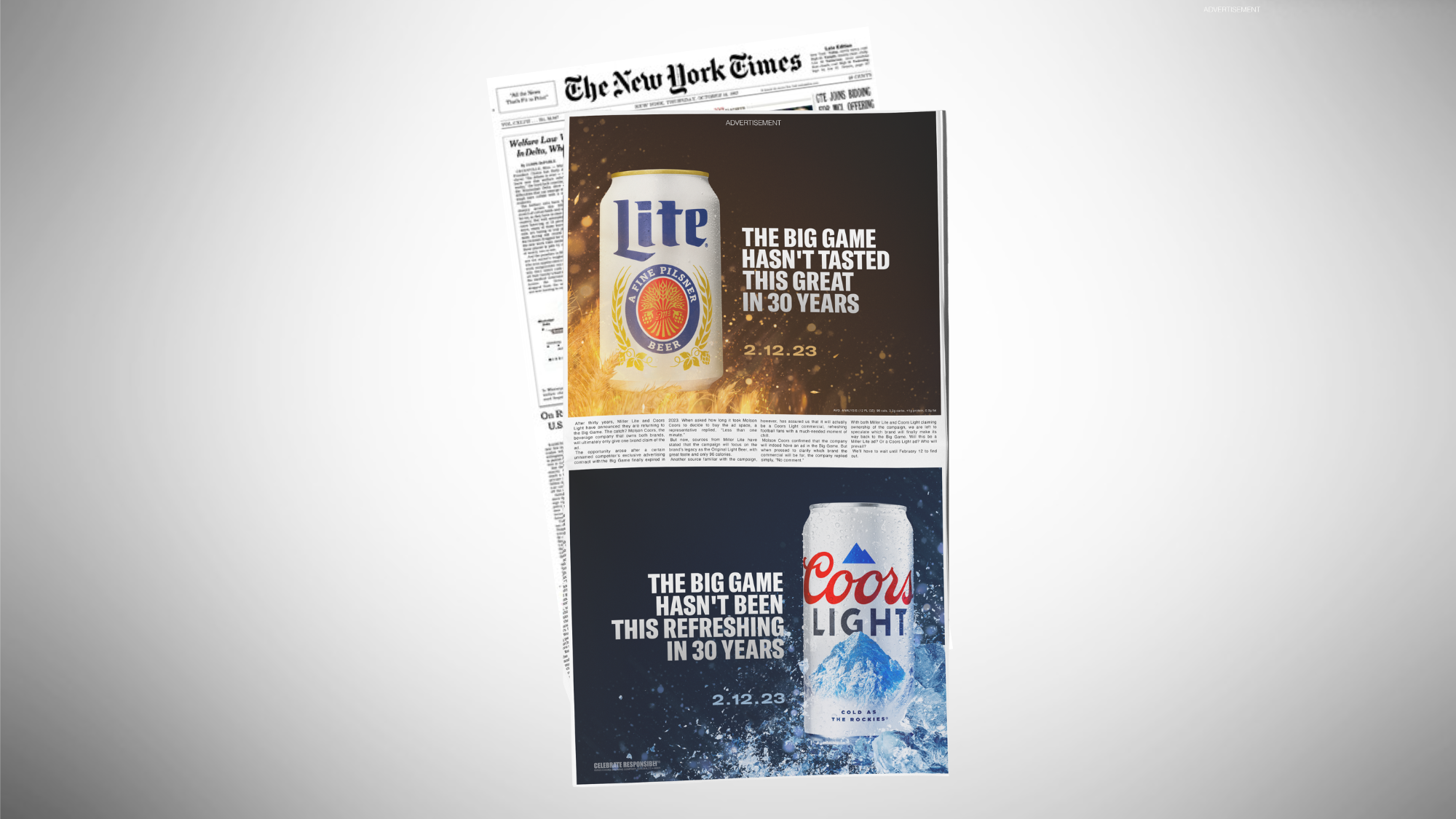 Coors Light, Miller Lite Each Lay Claim to Molson Coors' First Super Bowl Spot in 30-Years 8 Super Bowl