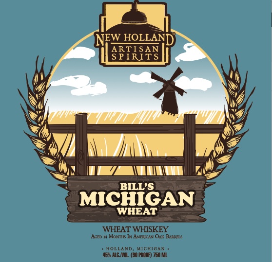 New Holland Brewing - Hopivore, Incorrigible & Bill’s Michigan Wheat Whiskey Coming In Oct - El Mole Ocho Nov 13 TTB BillsMIWheat 750 031413 front vw40