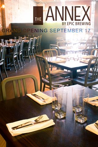Epic Denver Tap Room Opens 9/28 & The Annex Opens In Salt Lake 10 The Annex promo.123837