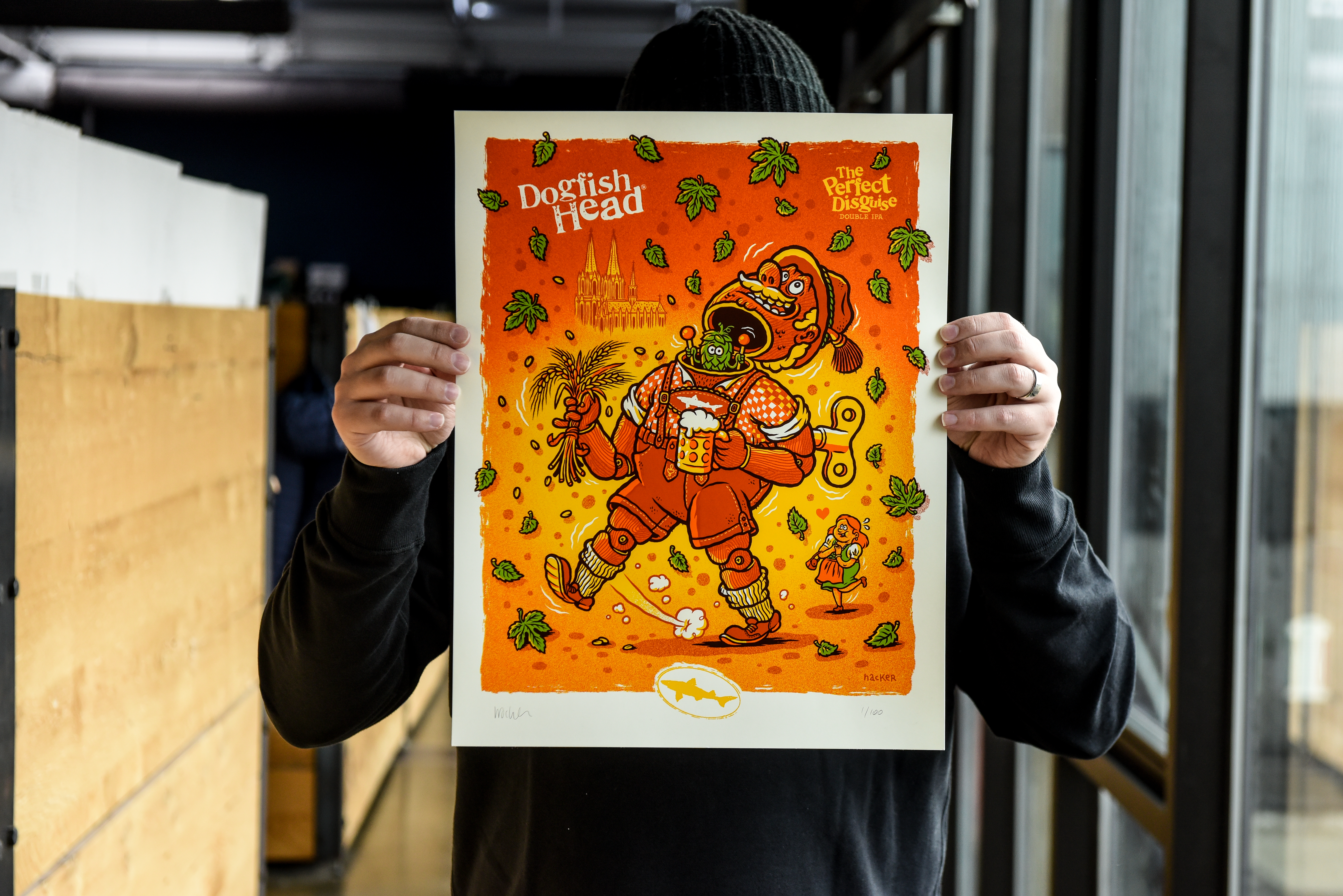 Dogfish Head The Perfect Disguise: Is it an IPA Disguised as a Kölsch or a Kölsch Disguised as an IPA? 10 ThePerfectDisguise ArtPrint 1