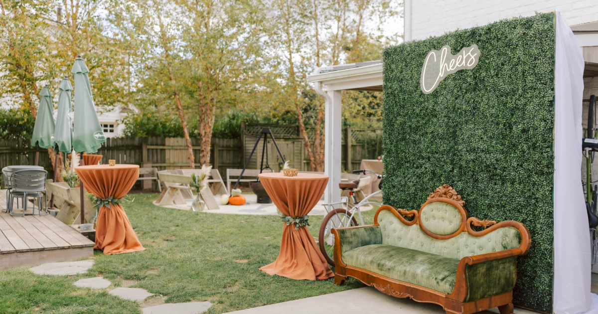 Dogfish Head Weddings - Love is INN the Air 29 the firepit area of the dogfish inn