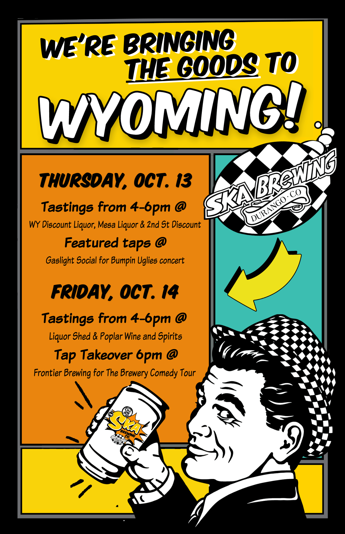 Ska Brewing Launches Distribution In Wyoming 10 Wyoming 1