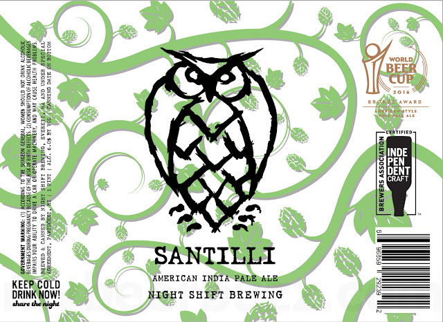 Night Shift - Santilli American IPA, Bennington, One Hop This Time, Pfaffenheck, Morph & The 87 Now Being Brewed @ Smuttynose 16 a mybeerbuzz 27