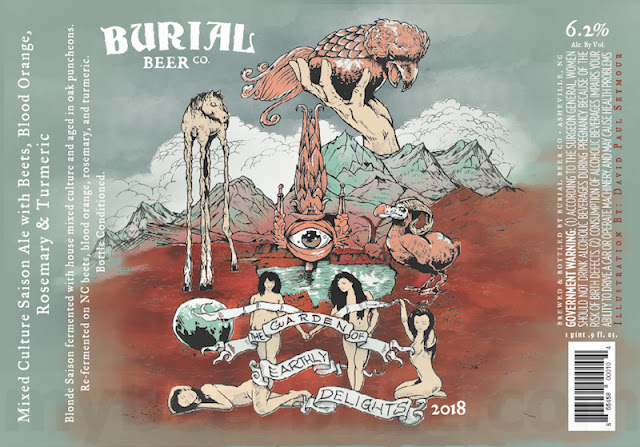 Burial Beer Pools Of Emerald Green Pale Lager, This Golden Carriage To Oblivion, Garden Of Earthly Delights 2018, Anyway, The Expulsion Of Devils, Anno Domini MMXVIII, Heavern Becomes Me & Goldenfeather 8 a mybeerbuzz 7