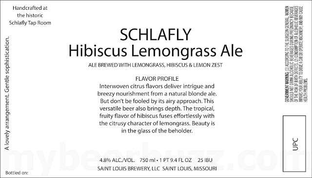 Schlafly - White Lager, Expo IPA, Hoppy Wheat, IPA, Merry Berry, Pineapple IPA, Hop Trial, Hibiscus Lemongrass Ale, Raspberry Chipotle Brown, Christmas Ale, Sour Blonde Ale, Kentucky Mule Ale, Pamola Gose, Passionfruit Gose, Barrel-Aged Saison, IPL, The Variant II, The Eleventh Labor, White Pumpkin Ale, Barrel-Aged Barleywine, Imperial Coffee Stout, Christmas Ale, Gruit & Oktoberfest 13 a mybeerbuzz3 15