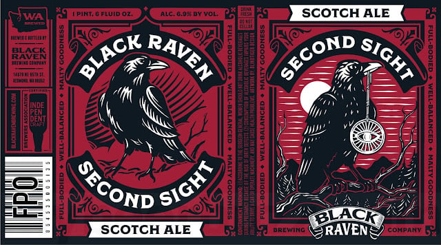 Black Raven - Grandfather Raven Imperial Stout, Second Sight & Trickster IPA 16 a mybeerbuzz4 5