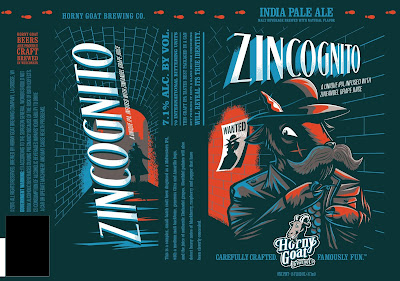 Horny Goat - Zincognito Midwestern IPA 16oz Cans 8 a2post 10
