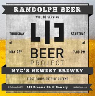 Long Island City Beer Project & Randolph Beer Releasing Ardent Cove & Silent Vixen 5/28 8 a2post 18