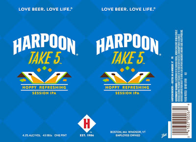 Harpoon - Take 5 Session IPA NEW Bottle & Can Packaging 8 aapost 53