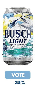 Busch Beer Adding Collector’s Edition Fishing Cans 38 walleye can