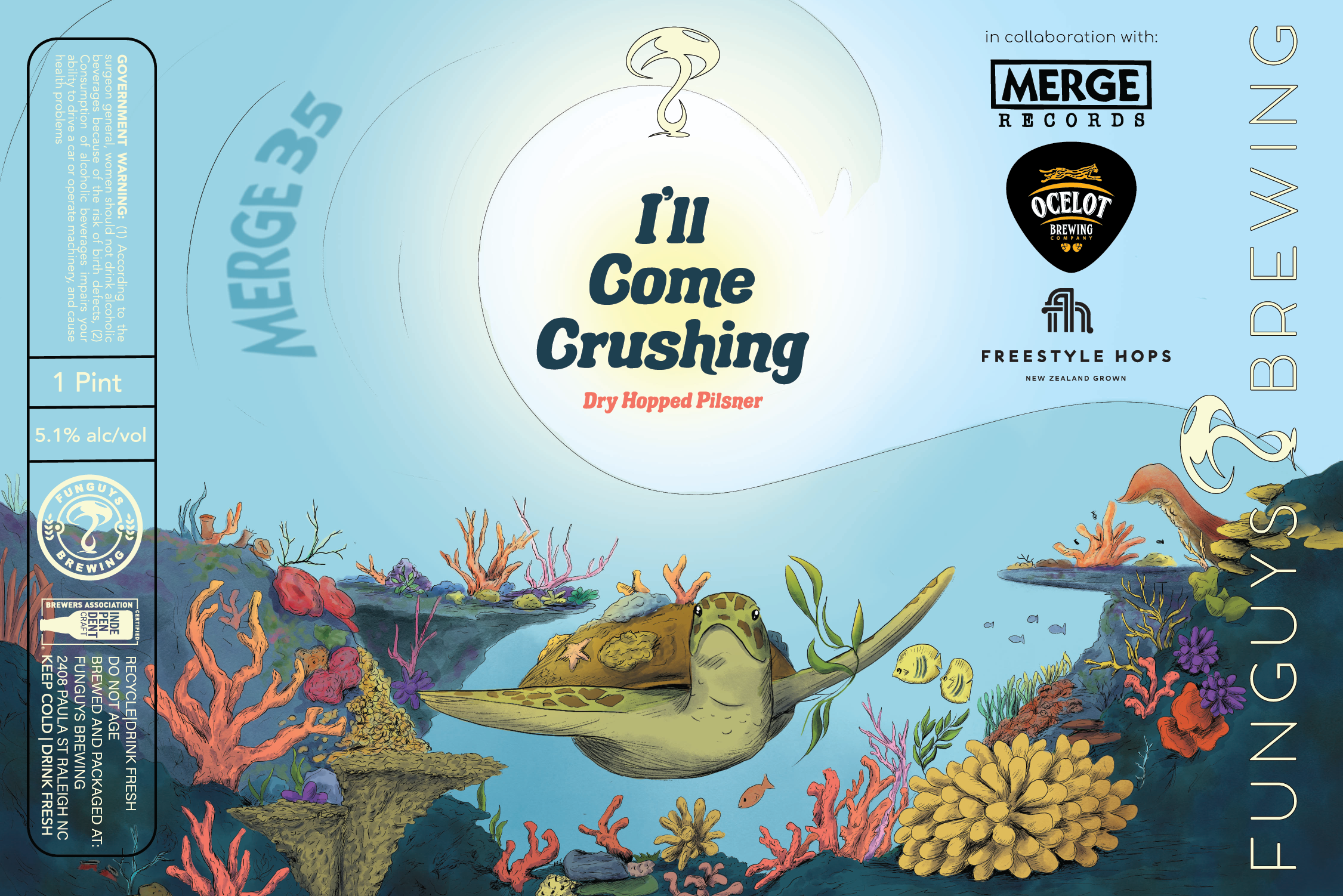 Merge Records + Ocelot + Funguys Collaborate on Merge 35 Beer and Hop Water 9 apost 104