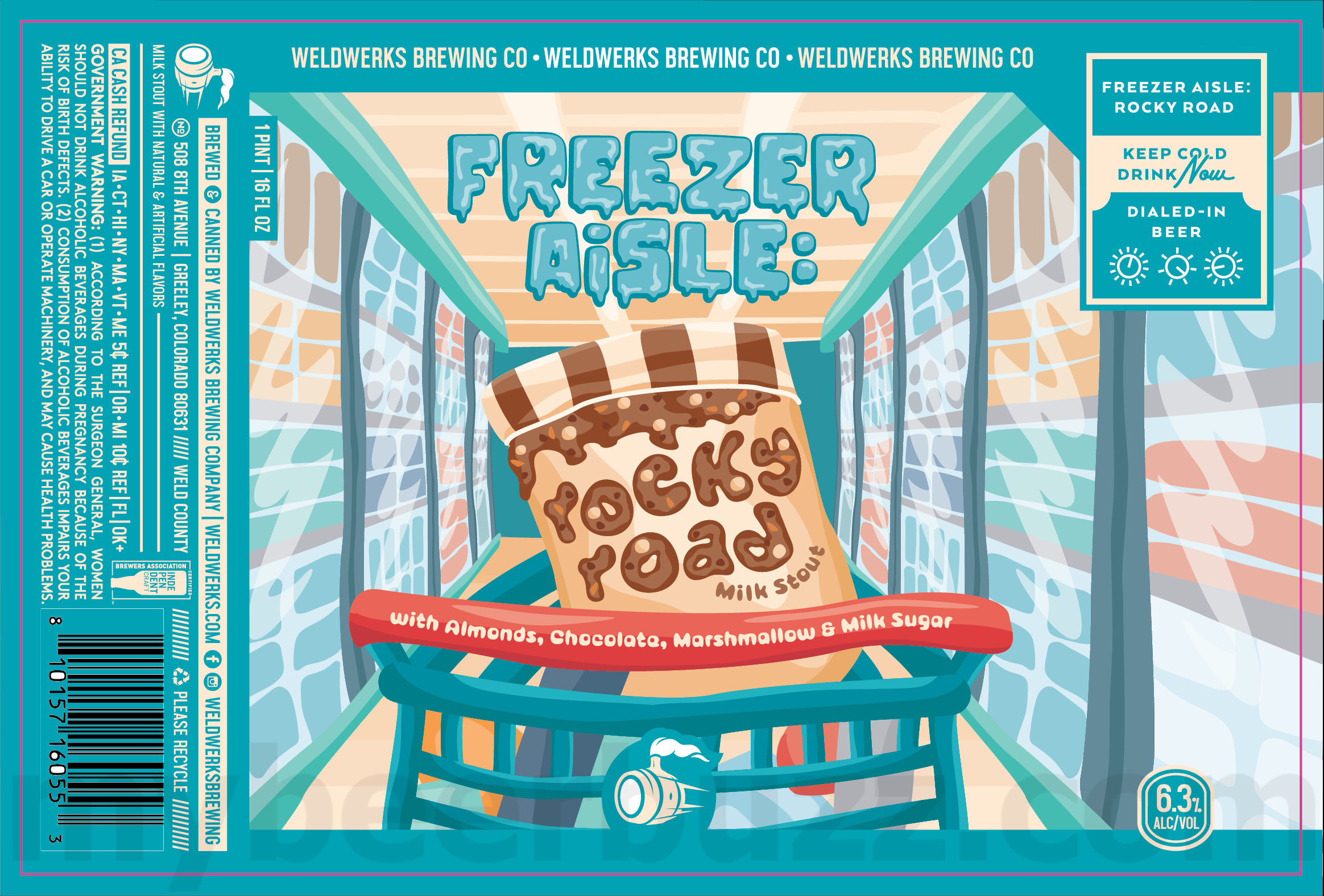 WeldWerks Adding Freezer Aisle Rocky Road, Rocket Pop Parade, Tropical Lightning Storm & Cosmic Torero WeldWerks Adding Freezer Aisle Rocky Road, Rocket Pop Parade, Tropical Lightning Storm & Cosmic Torero