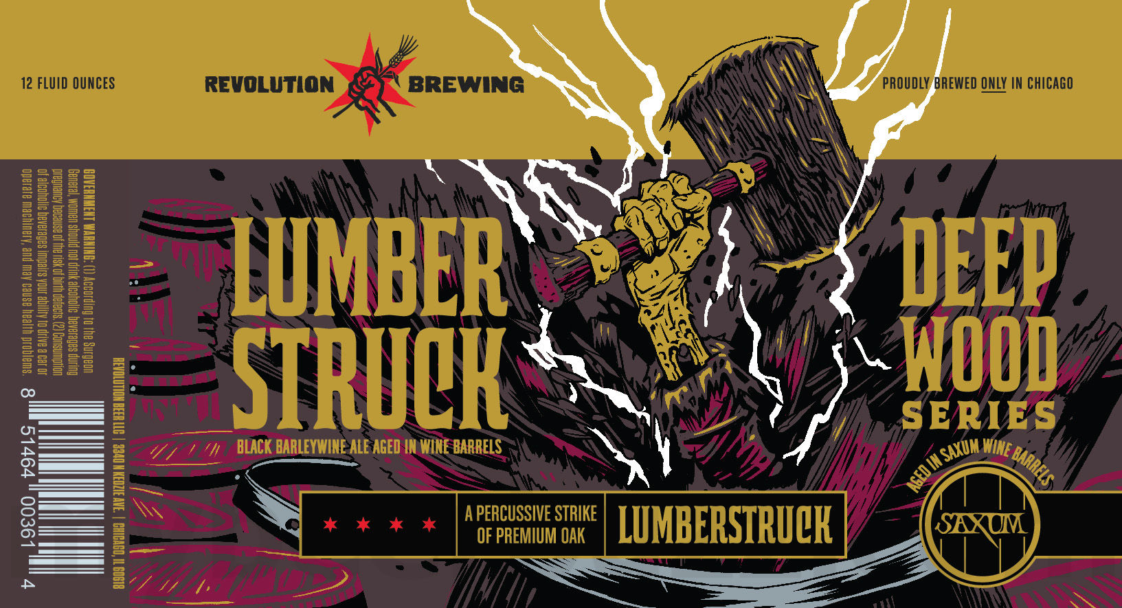 Revolution Brewing Working On Lumberstruck, Double Barrel V.S.O.R. & Deth By Bramble Revolution Brewing Working On Lumberstruck, Double Barrel V.S.O.R. & Deth By Bramble