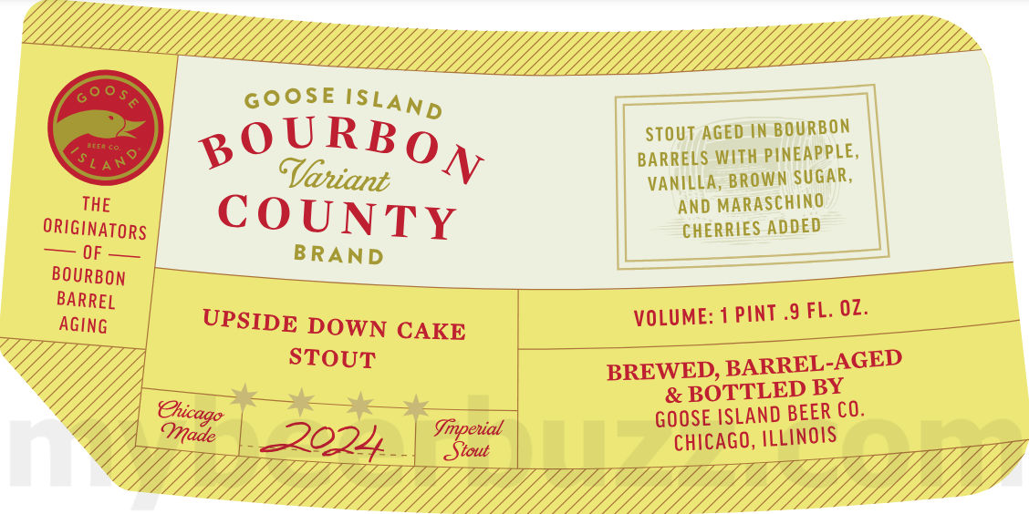 Goose Island Adding 2024 Bourbon County Brand Stout Upside Down Cake Stout, Cordial Stout & Vanilla Rye Stout Variants Goose Island Adding 2024 Bourbon County Brand Stout Upside Down Cake Stout, Cordial Stout & Vanilla Rye Stout Variants