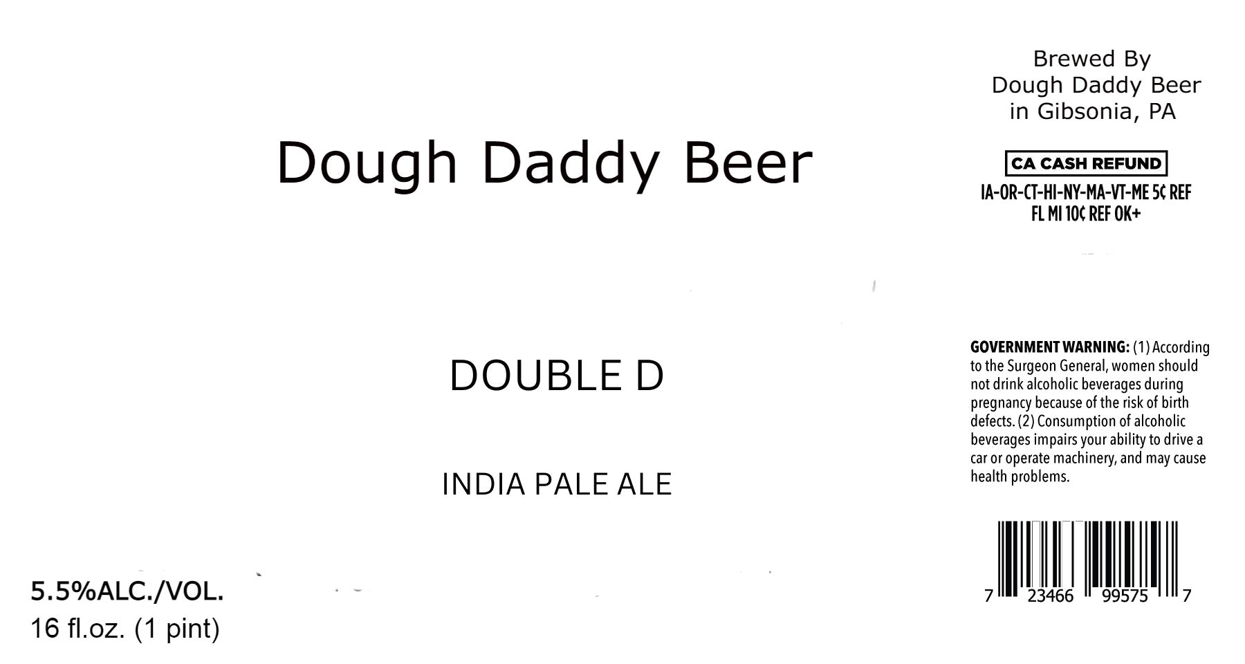 Dough Daddy Brewing Coming To Gibsonia, PA / DOuble D 10 apost 210