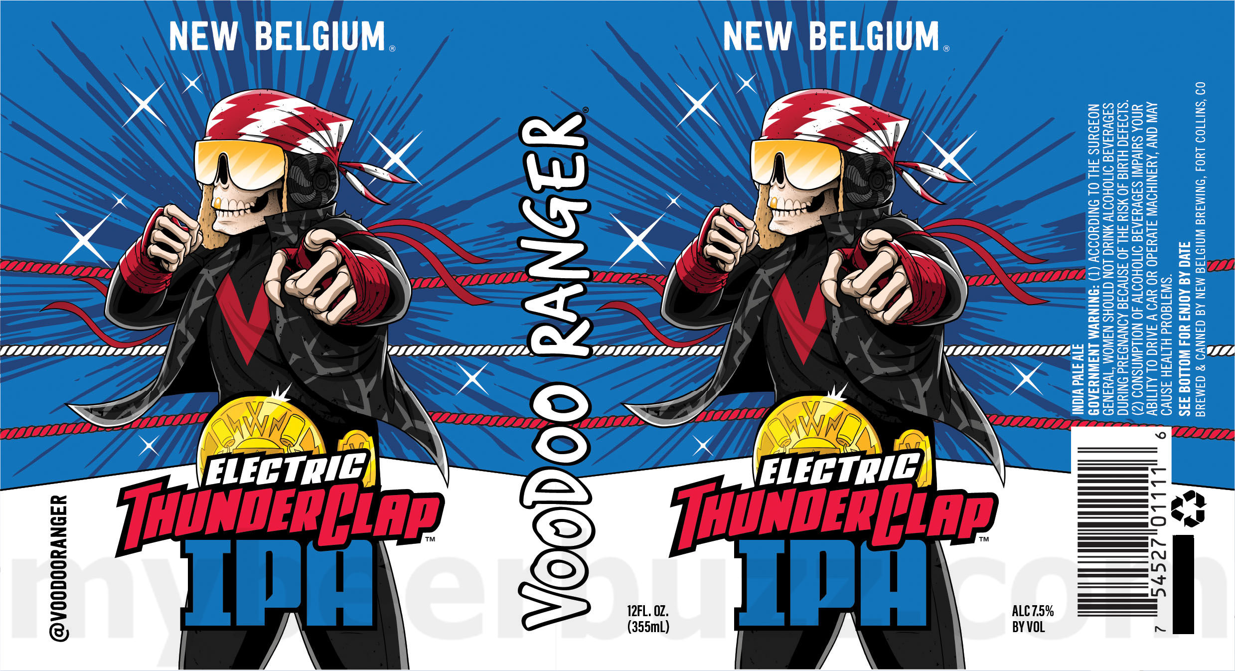New Belgium Working On Voodoo Ranger Electric Thunderclap IPA & Voodoo Ranger Blaze Lightning IPA New Belgium Working On Voodoo Ranger Electric Thunderclap IPA & Voodoo Ranger Blaze Lightning IPA