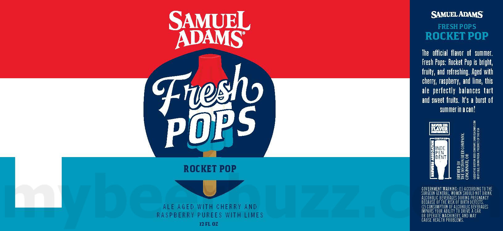 Samuel Adams Cincinnati Adding Fresh Pops Rocket Pop, Queen City Crown & Boston Love Conquers Ale Samuel Adams Cincinnati Adding Fresh Pops Rocket Pop, Queen City Crown & Boston Love Conquers Ale