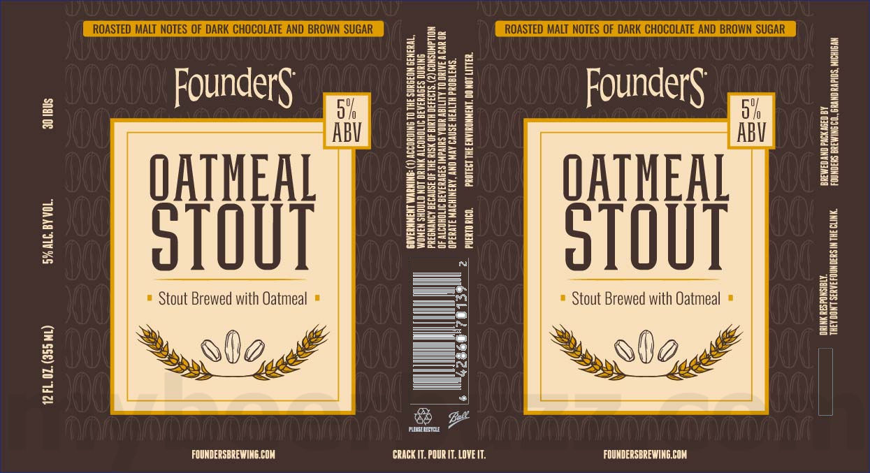 Founders Adding Oatmeal Stout, Winter Bock, Blonde Roast & Vanilla Porter Cans 11 apost 248