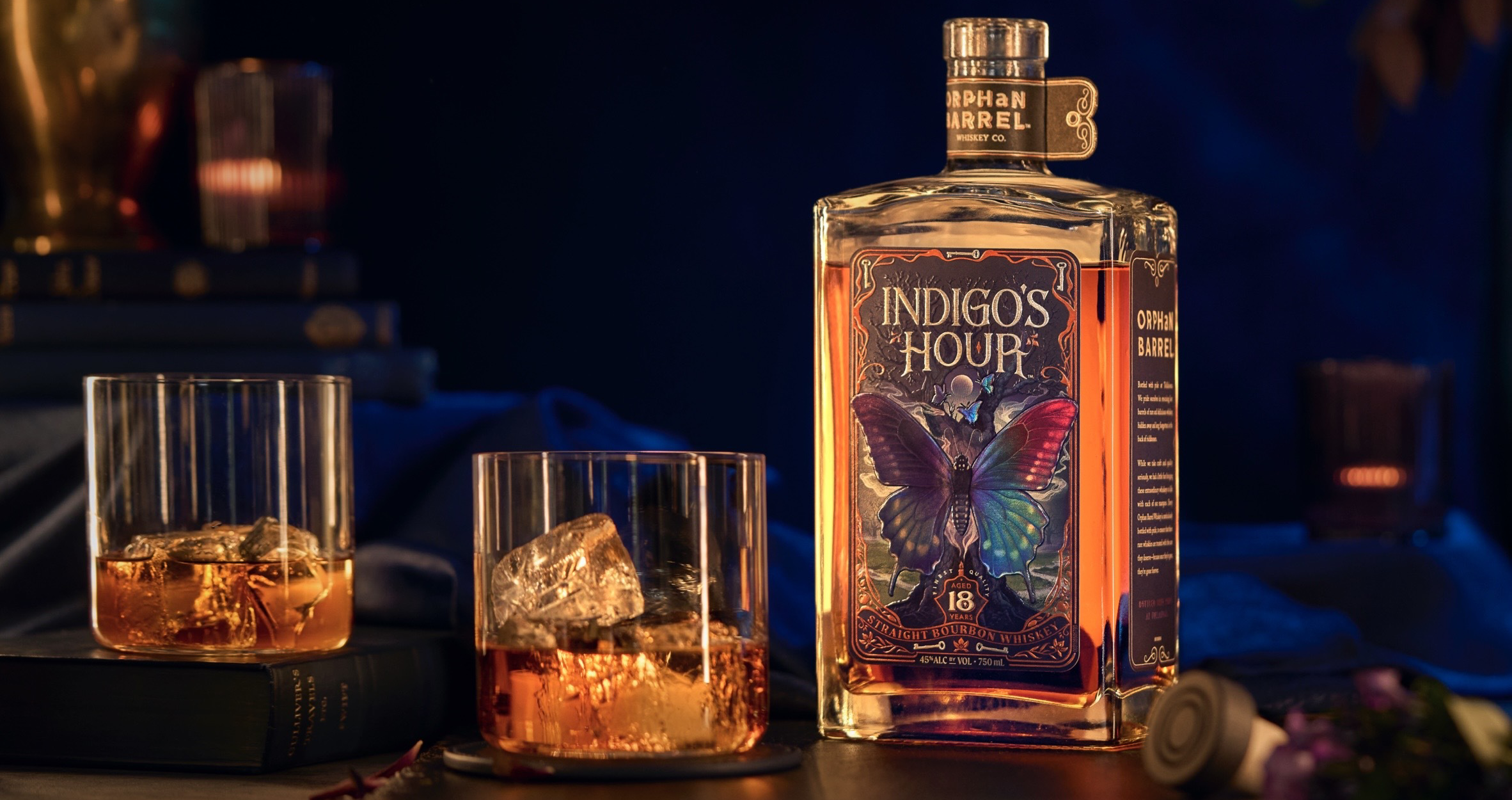 Introducing Indigo's Hour, A Rare, Limited-Edition Straight Bourbon Whiskey Transformed Through 18 Years of Barrel Aging 8 apost 267