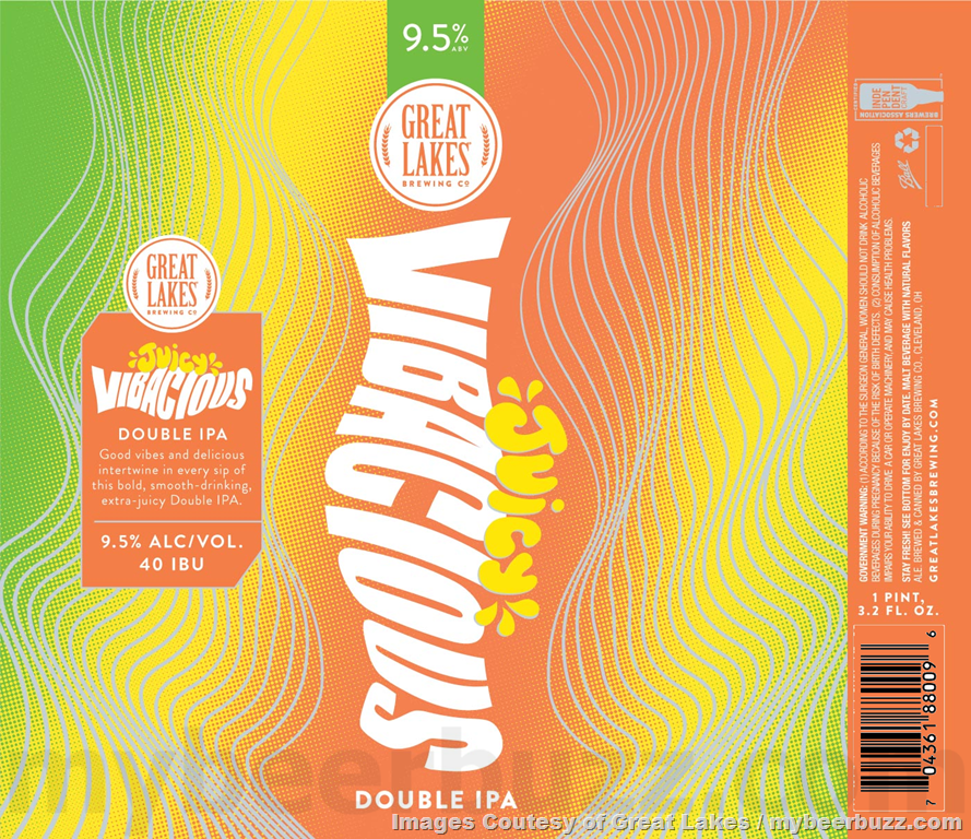 Great Lakes Brewing Co. Introduces Juicy Vibacious Double IPA / Vibacious Blood Orange 10 apost 278