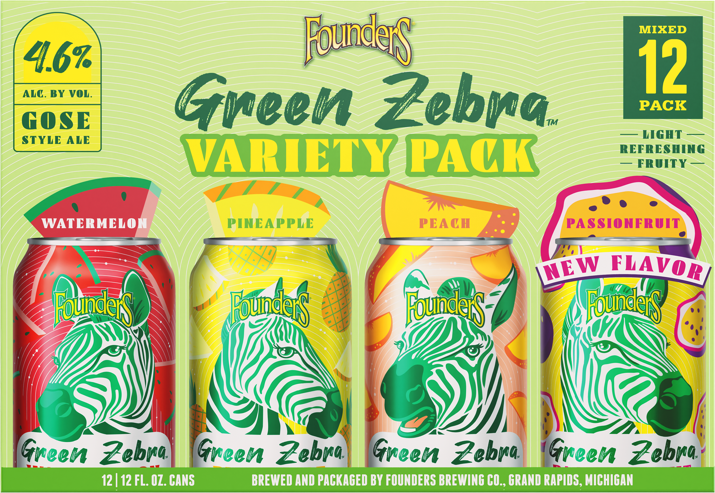 Founders Releasing Green Zebra Variety Pack w/New Flavor 8 apost 279