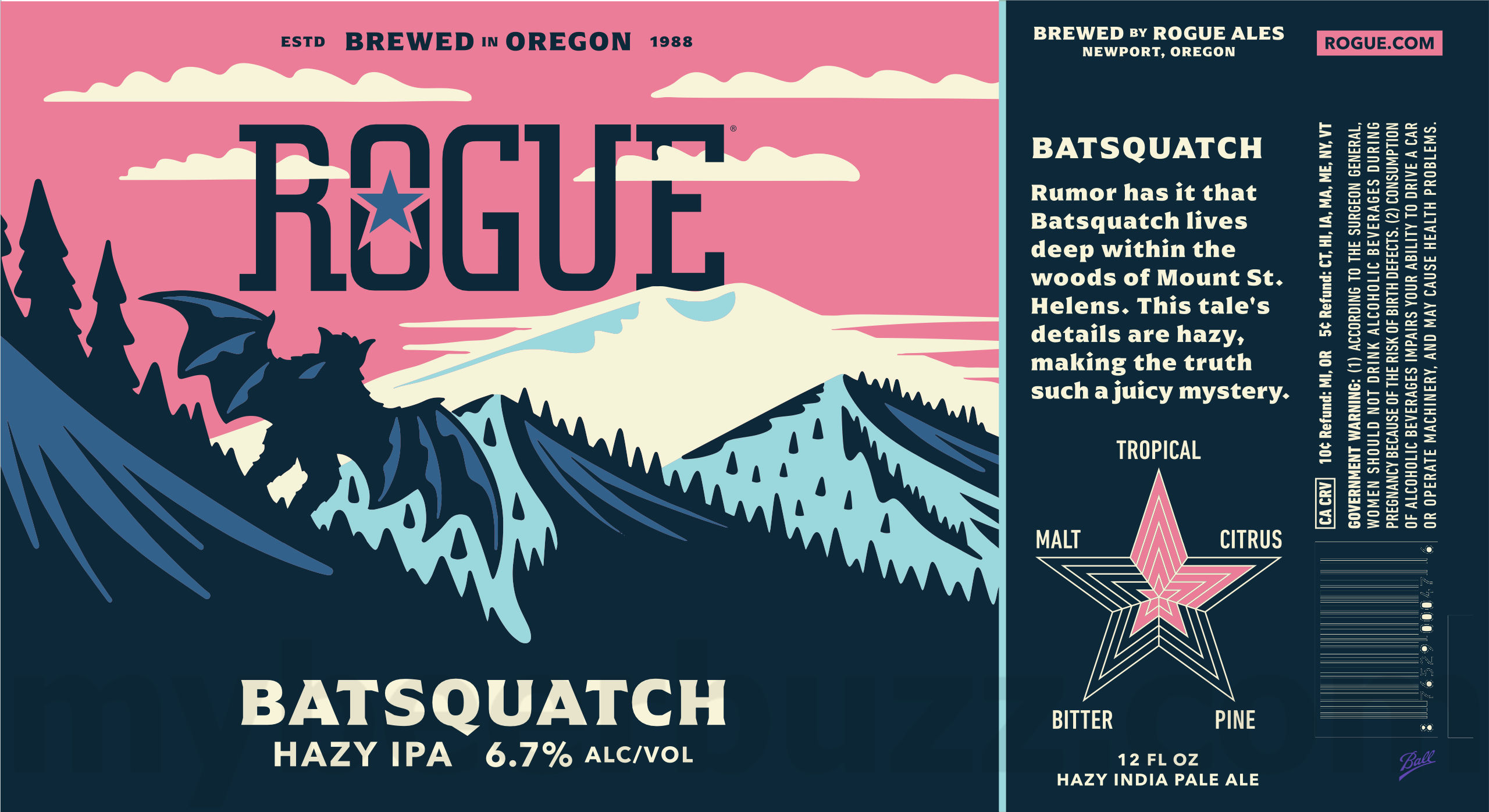 Rogue Adding New Batsquatch, Hazelnut Brown Ale & Honey Kölsch Rogue Adding New Batsquatch, Hazelnut Brown Ale & Honey Kölsch