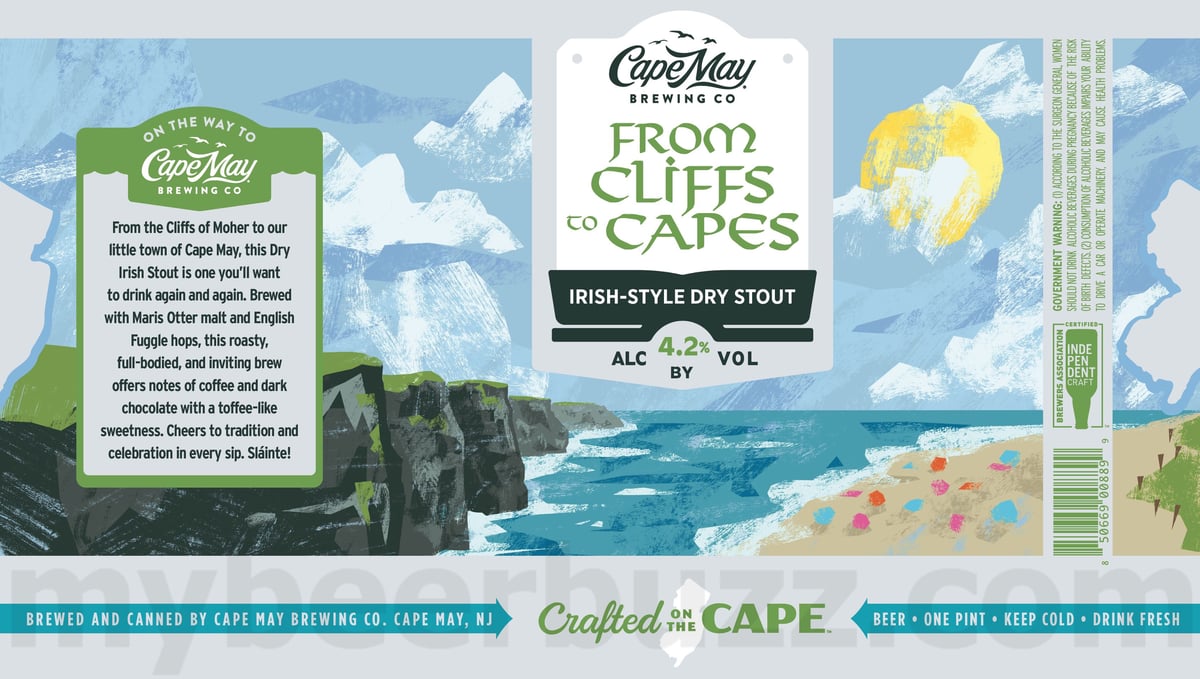 Cape May Adding Cherry Tripel Wreck, Cosmic Shores, Cape May Light, Play It Cool, Officially Offseason, From Cliffs To Capes, She The People, Dusk's Descent, Mexican Dark Lager, Rye Pale Ale & Chocolate, Shellstruck, Bourbon Barrel-Aged American Pale Ale and Vanilla Stout 24 apost 381