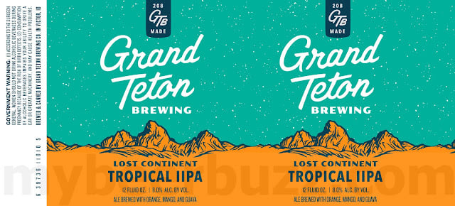 Grand Teton Adding Blueberry Pilsner, Parks IPA, Mountain Berry Sour Ale, Henry’s Fork, Silver Creek, Palisades Creek, Lost Continent, Dreamcatcher IPA, Lil’ Critter Kolsch, 5 O’Clock Shadow, Tres Picos, Teepee Creek, Middle Fork, Teton Breeze, Badger Creek, Pine Creek, Wildflower & Land Of Many Waters Cans 10 apost 385