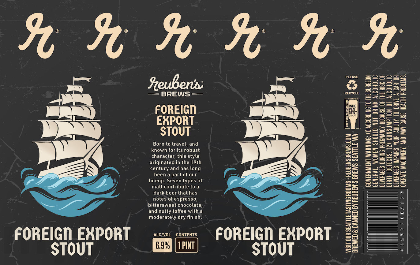 Reuben’s Brews Adding Foreign Export Stout & Substation IPA Reuben’s Brews Adding Foreign Export Stout & Substation IPA